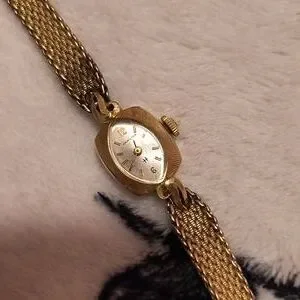 Hamilton 14k solid gold with 10k GF wristlet band Hamilton | Accessories | Hamilton 4k Solid Gold With 1k Gf  main image 2